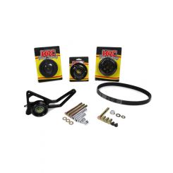 Krc Power Steering Pulley Kit Pro Series 6 Rib Serpentine 1 to 1