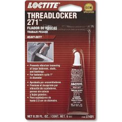 Loctite Thread Locker - Red 271 - 6 ml Tube - Each