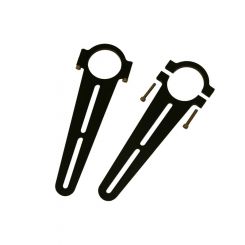 Longacre Mirror Bracket Clamp-On Long Slot Adjustable 2 in to 5-1/2