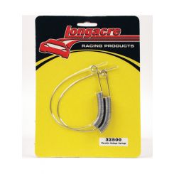Longacre Throttle Return Spring - Steel - Chrome - Pair