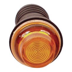 Longacre Warning Light 12V 3/4 in Diameter Amber Longacre Gauge / Sw