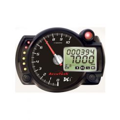 Longacre Tachometer AccuTech DLI 10000 RPM Analog / Digital 4 in Dia