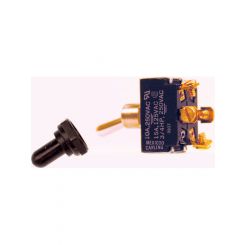 Longacre Toggle Switch Magneto On / Off 40 amp 12V 4 Terminal Weathe