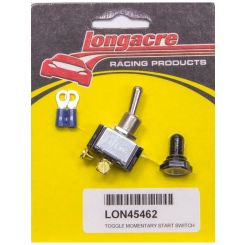 Longacre Toggle Switch Starter Momentary 40 amp 12V Weatherproof Cov
