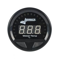 Longacre Water Temperature Gauge Waterproof LED 100-280 Degree F Ele