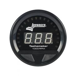 Longacre Tachometer Waterproof LED 0-10000 RPM Electric LED Warning