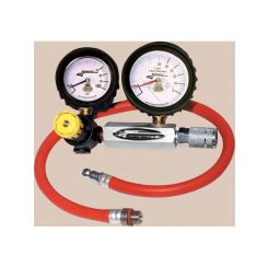 Longacre Leak Down Tester Dual Gauge Mechanical Analog 18 in Hose Kit