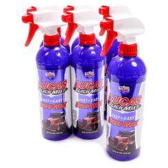 Lucas Oil Spray Wax Slick Mist Speed Wax Exterior 710ml Spray Pack 6