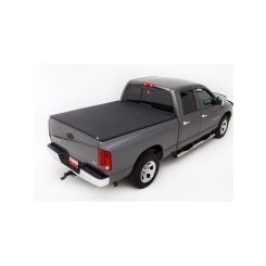 Lund Tonneau Cover Genesis Elite Tri-Fold Vinyl Black 6.5 ft Bed Dodge