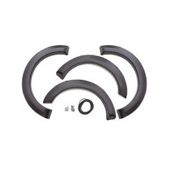 Lund Fender Flare RX-Rivet Front / Rear 2 in Wide Smooth Plastic Black