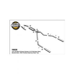 Magnaflow Perf Exhaust Exhaust System Performance Cat-Back 2-1/2 in Dia