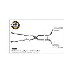 Magnaflow Perf Exhaust Exhaust System Crossmember-Back 2-1/2 in Diamete