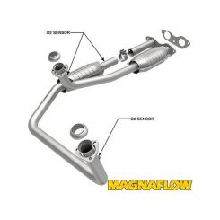 Magnaflow Perf Exhaust Catalytic Converter Direct-Fit Replacement Stain