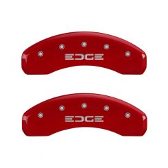 MGP Caliper Cover Brake Caliper Cover Ford Edge Logo Aluminum Red
