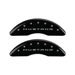MGP Caliper Cover Brake Caliper Cover Mustang Script Logo Aluminu