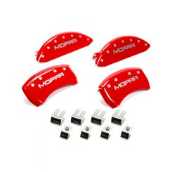 MGP Caliper Cover Brake Caliper Cover Mopar Script Logo Aluminum