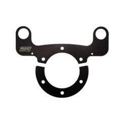 MPI USA Button Bracket Steering Wheel Mount 2 Button Aluminum Black (MPI-A-DBH)