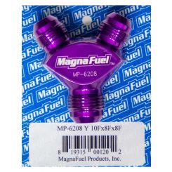 Magnafuel/Magnaflow Fuel Systems Fitting Y Block 10 AN Male Inlet Dua