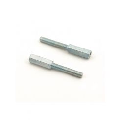 Mr Gasket Shock Extension 3 in Extension 3/8-24 in Thread Steel Zinc Oxi