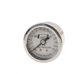 Mr Gasket Fuel Pressure Gauge 0-15 psi Mechanical Analog 1-1/2 in Diamet