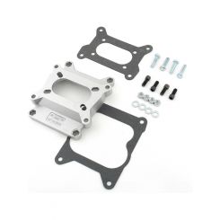 Mr Gasket Carburetor Adapter 1-1/8 in Thick Open Holley 2-Barrel to S