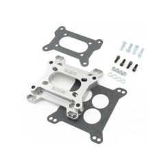Mr Gasket Carburetor Adapter 1 in Thick Open Holley 2-Barrel to Square B