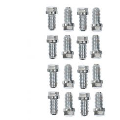 Mr Gasket Header Bolt 3/8-16 in Thread 0.750 in Long Hex Head Stainless