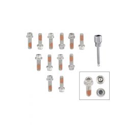 Mr Gasket Header Bolt Locking 8 mm x 1.25 Thread 25 mm Long Hex Head St