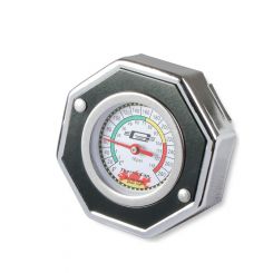 Mr Gasket Radiator Cap Thermocap 16 lb Hexagon Gauge Aluminum Black An