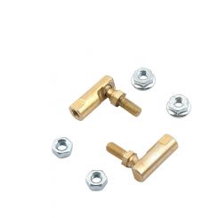 Mr Gasket Throttle Lever Stud Ball Joint 1/4 in Steel Cadmium Universal