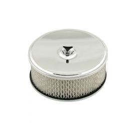 Mr Gasket Air Cleaner Assembly Deep Dish 6-1/2 in Round 2-7/8 in Tall 5-
