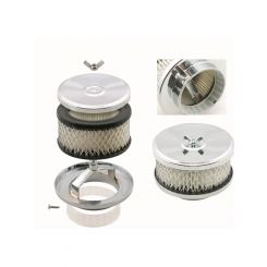 Mr Gasket Air Cleaner Assembly Deep Dish 4 in Round 2-3/4 in Tall 2-5/16