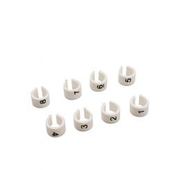 Mr Gasket Spark Plug Wire Markers Cylinder Markers 8 mm Wires Plastic Cl