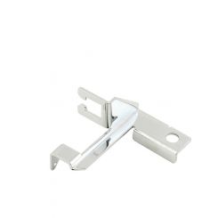 Mr Gasket Throttle Cable Bracket - Carb Mount - Steel - Chrome - Each