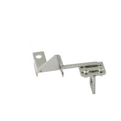 Mr Gasket Throttle Cable Bracket - Kickdown - Steel - Chrome - Each