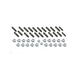 Mr Gasket Oil Pan Stud Hex Nuts Steel Black Oxide / Cadmium Big Block Ch
