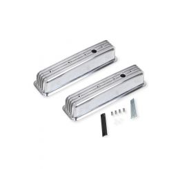 Mr Gasket Valve Cover Stock Height Breather Holes Hardware Included Fin
