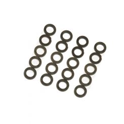 Mr Gasket Head Bolt Washer 0.875 in OD 1/2 in ID 0.11 in Thick Steel Blac