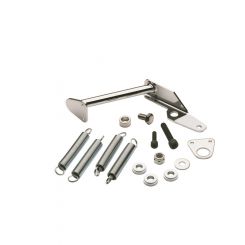 Mr Gasket Throttle Cable Bracket Carb Mount Return Spring Steel Chrome K