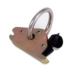 Macs Custom Tie-Downs Tie Down Anchor Heavy Duty 2 in Ring Steel Cadmi