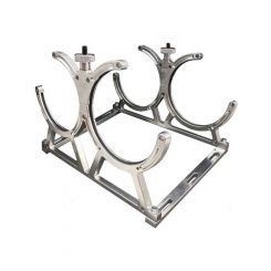 Nitrous Express Nitrous Bottle Bracket Dual Bottle Flat Mount Aluminum