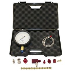 Nitrous Express Fuel Flow Tool 0-15 psi Gauge Adapters / Case / Hose /