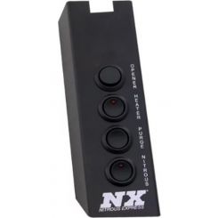 Nitrous Express Switch Panel Compartment Mount 7 x 2 x 1-1/4 in 3 Toggl