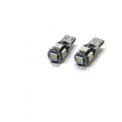 Oracle Lighting LED Light Bulb - 5 LED - Red - T10 Style - Pair