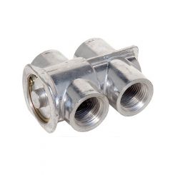 Perma-Cool Remote Oil Thermostat Dual 10 AN Female Inlets Dual 10 AN Fem