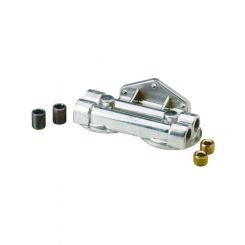 Perma-Cool Remote Oil Filter Mount Dual Filter 3/4-16 in Thread Two 1/2