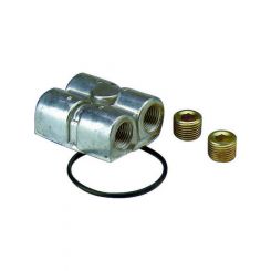 Perma-Cool Oil Filter Adapter Bypass 3/4-16 in Center Thread Four 1/2 in