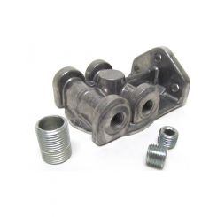 Perma-Cool Remote Oil Filter Mount Single Filter 3/4-16 in Thread Quad 1