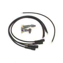 Pertronix Ignition 7mm Spark Plug Set Univ. British 4-Cylinder Black