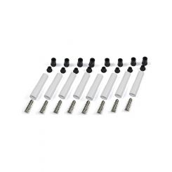 Pertronix Ignition Boot / Terminal Kit Spark Plug 8 mm Ceramic White